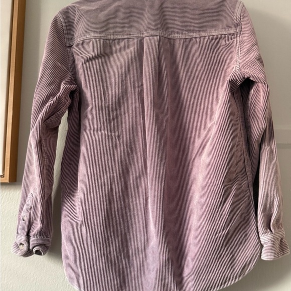 Urban Outfitters Lavender Oversized Corduroy Button Down Shirt 100% Cotton S - Picture 3 of 7